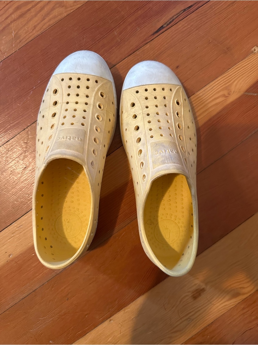 Native yellow Jefferson water shoes